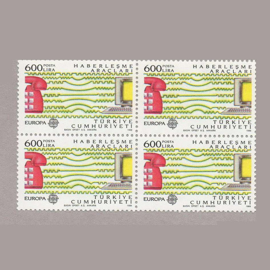 1988 EUROPA CEPT DÖRTLÜ BLOK