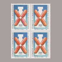 1988 SAĞLIK KONULU SÜREKLİ SERİ DÖRTLÜ BLOK