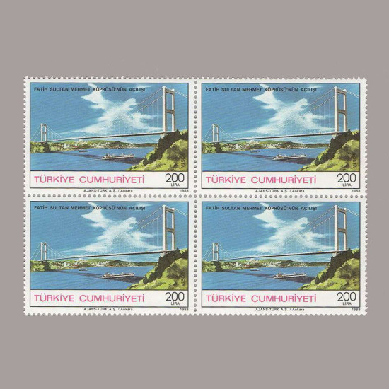 1988 FATİH KÖPRÜSÜNÜN AÇILIŞI DÖRTLÜ BLOK