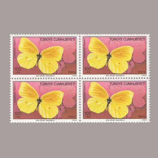 1988 KELEBEKLER DÖRTLÜ BLOK