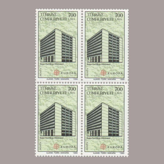 1990 EUROPA CEPT DÖRTLÜ BLOK