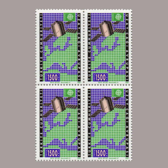 1991 EUROPA CEPT DÖRTLÜ BLOK