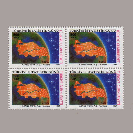1991 TÜRKİYE İSTATİSTİK GÜNÜ DÖRTLÜ BLOK