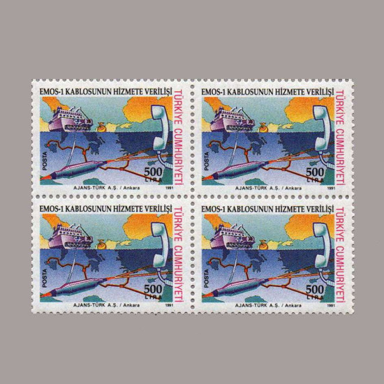 1991 EMOS-1 KABLOSUNUN HİZMETE GİRİŞİ DÖRTLÜ BLOK