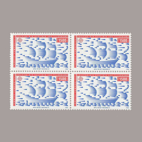 1992 EUROPA CEPT DÖRTLÜ BLOK