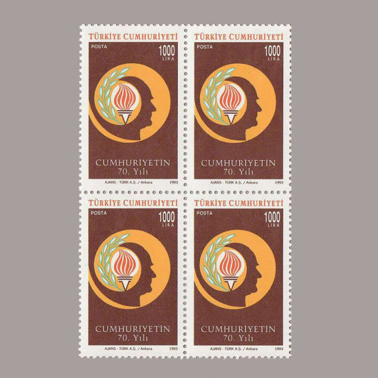 1993 CUMHURİYET'in 70.YILI DÖRTLÜ BLOK