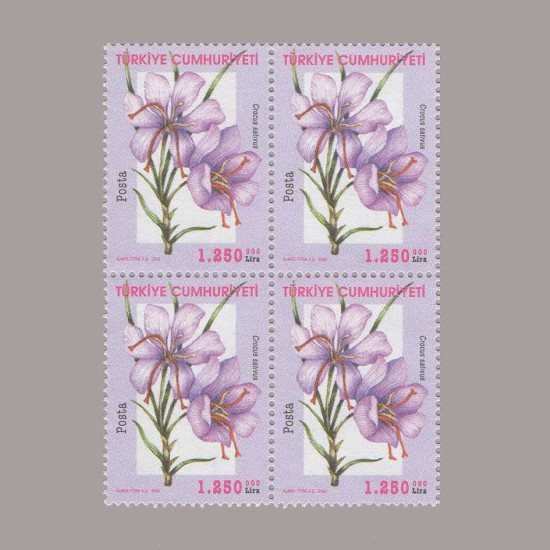 2000 ÇİÇEKLER DÖRTLÜ BLOK