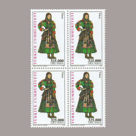 2001 TÜRK KADIN KIYAFETLERİ DÖRTLÜ BLOK