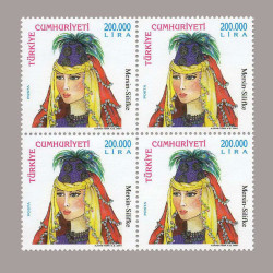 2001 TÜRK KADIN BAŞLIKLARI DÖRTLÜ BLOK