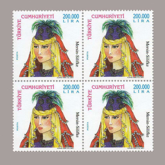2001 TÜRK KADIN BAŞLIKLARI DÖRTLÜ BLOK