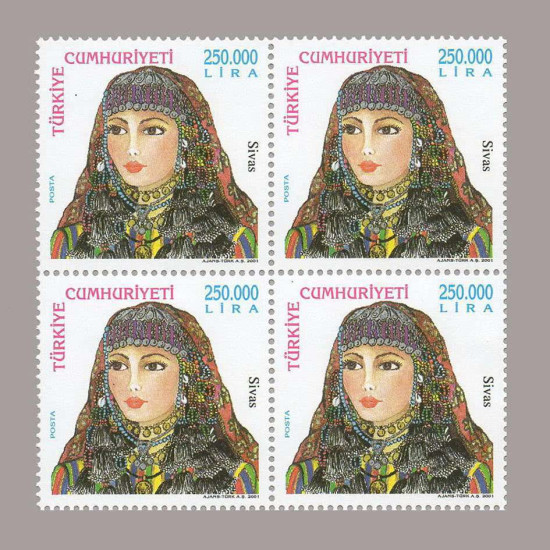 2001 TÜRK KADIN BAŞLIKLARI DÖRTLÜ BLOK