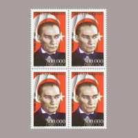 2001 ATATÜRK'ün DOĞUMUNUN 120.YILI DÖRTLÜ BLOK