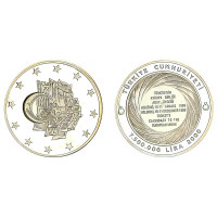 2000 TÜRKİYE'nin AB ADAY ÜYELİĞİ (MADALYON BASKI) GÜMÜŞ