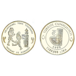 2000 HACIVAT - KARAGÖZ (LOGO BÜYÜK) GÜMÜŞ