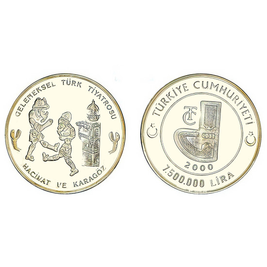 2000 HACIVAT - KARAGÖZ (LOGO BÜYÜK) GÜMÜŞ