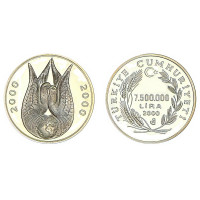 2000 LALE HATIRA PARASI GÜMÜŞ