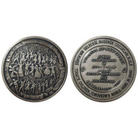 2002 23 NİSAN HATIRA PARASI (GÜMÜŞ KAPLAMA) BRONZ