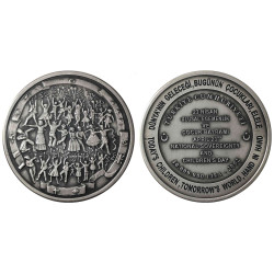 2002 23 NİSAN HATIRA PARASI (GÜMÜŞ KAPLAMA) BRONZ BÜYÜK BOY