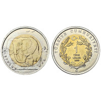 2009 FİL HATIRA PARASI BİMETAL