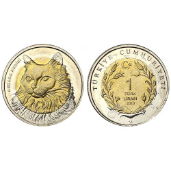 2010 ANKARA KEDİSİ HATIRA PARASI BİMETAL