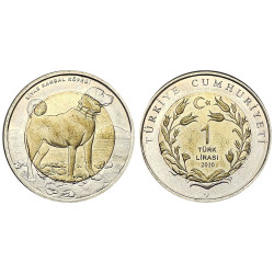 2010 SİVAS KANGAL KÖPEĞİ HATIRA PARASI BİMETAL