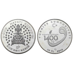 2010 KUR'AN'NIN  NÜZÜLÜNÜN 1400.YILI GÜMÜŞ