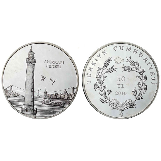 2010 AHIRKAPI FENERİ HATIRA PARASI GÜMÜŞ