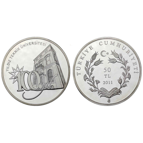2011 YILDIZ TEKNİK ÜNİVERSİTESİ 100. YIL GÜMÜŞ
