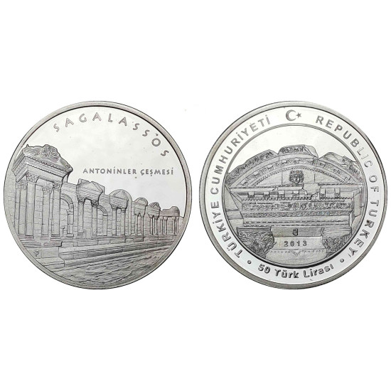 2013 SAGALASSOS ANTİK KENTİ GÜMÜŞ