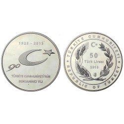 2013 TÜRKİYE CUMHURİYETİ'NİN 90.YILI GÜMÜŞ