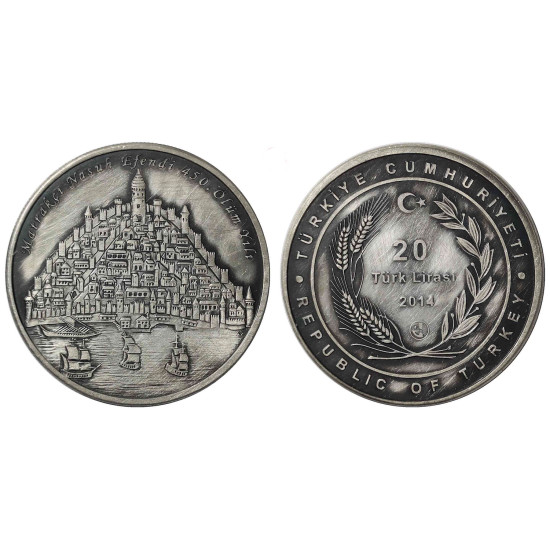 2014 MATRAKÇI NASUH EFENDİ 450.ÖLÜM YILDÖNÜMÜ GÜMÜŞ