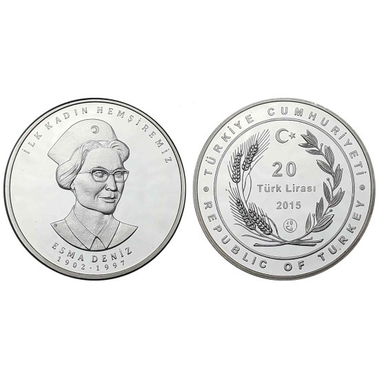 2015 ESMA DENİZ HATIRA PARASI GÜMÜŞ