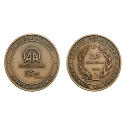 2020 ANADOLU AJANSININ KURULUŞUNUN 100.YILI BRONZ