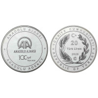 2020 ANADOLU AJANSININ KURULUŞUNUN 100.YILI GÜMÜŞ