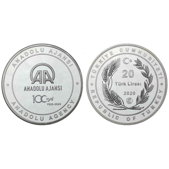 2020 ANADOLU AJANSININ KURULUŞUNUN 100.YILI GÜMÜŞ