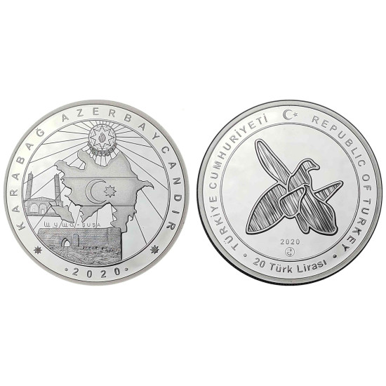 2020 KARABAĞ AZERBAYCAN'DIR (TÜRKÇE) GÜMÜŞ