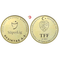 2021 BEŞİKTAŞ 16.ŞAMPİYONLUK HATIRA PARASI ALTIN
