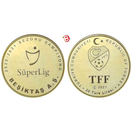 2021 BEŞİKTAŞ 16.ŞAMPİYONLUK HATIRA PARASI ALTIN