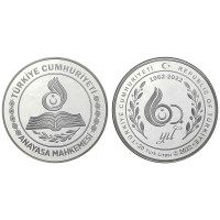 2022 YILI ANAYASA MAHKEMESİNİN 60. YILI  HATIRA GÜMÜŞ