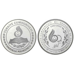 2022 YILI ANAYASA MAHKEMESİNİN 60. YILI  HATIRA GÜMÜŞ