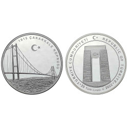 2022 YILI ÇANAKKALE KÖPRÜSÜ AÇILIŞI HATIRA GÜMÜŞ