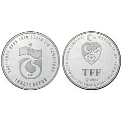 2022 YILI TRABZONSPOR SÜPER LİG ŞAMPİYONLUĞU  HATIRA GÜMÜŞ