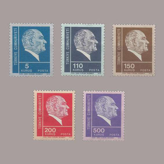 1972 ATATÜRK SÜREKLİ SERİ