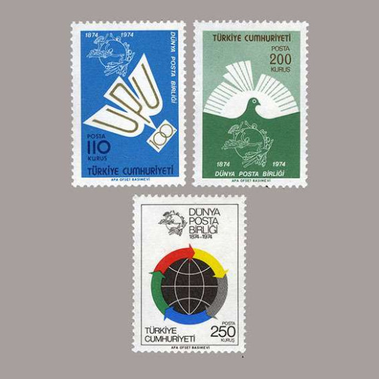 1974 DÜNYA POSTA BİRLİĞİNİN 100.YILI