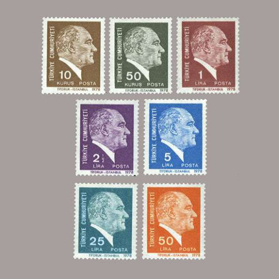 1978 ATATÜRK SÜREKLİ SERİ