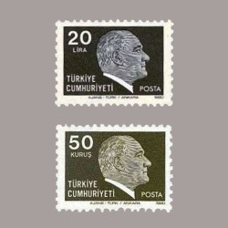 1980 ATATÜRK SÜREKLİ SERİ