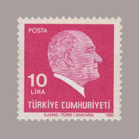 1981 ATATÜRK SÜREKLİ SERİ