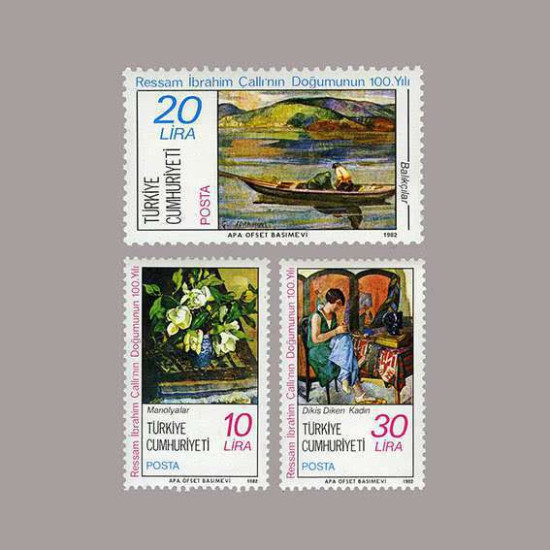 1982 RESSAM İBRAHİM ÇALLI"'nın DOĞUMUNUN 100.YILI