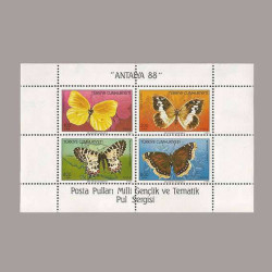 1988 ANTALYA 88 MİLLİ GENÇLİK TEMALI BLOK