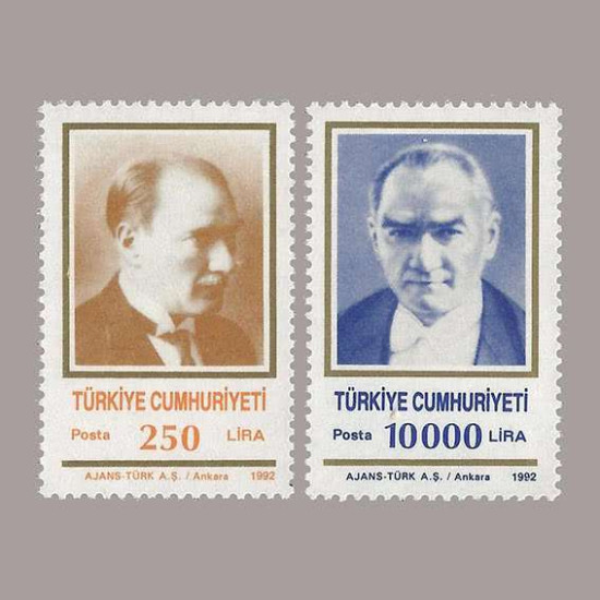 1992 ATATÜRK SÜREKLİ SERİ